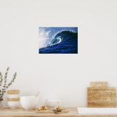 Fidschi-Inseln, Tavarua, Cloudbreak. Eine Welle Poster (Küche)