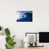Fidschi-Inseln, Tavarua, Cloudbreak. Eine Welle Poster (Heimbüro)