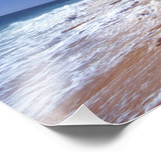 Fidschi-Inseln, Tavarua. Dieser Strand auf Tavarua Fotodruck (Ecke)