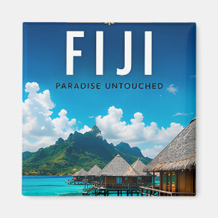 🏝️ Fidschi-Inselparadies Luxus-Reise-Dekor 🌊 Magnet