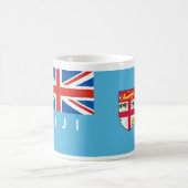 Fidschi-Landesflaggetextname Kaffeetasse (Mittel)