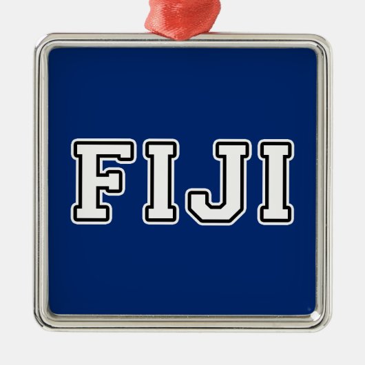 Fidschi Ornament Aus Metall (Vorne)