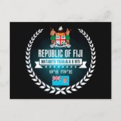 Fidschi Postkarte (Vorderseite)