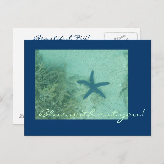 Fidschi Postkarte (Vorne/Hinten)