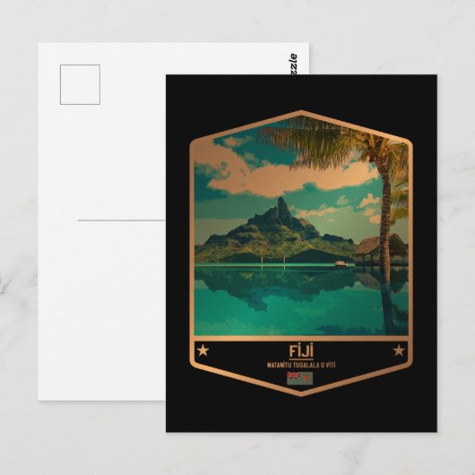 Fidschi Postkarte (Vorne/Hinten)