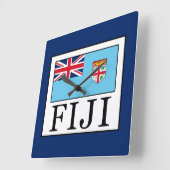 Fidschi Quadratische Wanduhr (Winkel)