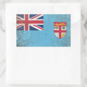 Fidschi Rechteckiger Aufkleber (Tasche)