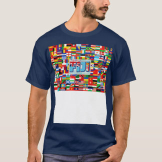Fidschi-Retro-Souvenir im Vintagen Stil 1 T-Shirt