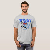 Fidschi-Rugby-Fan-T - Shirt-Lauf T-Shirt (Vorne ganz)