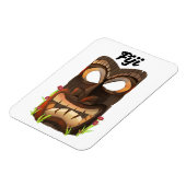 Fidschi-Schnitzmaske Magnet (Linke Seite)