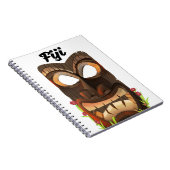 Fidschi-Schnitzmaske Notizblock (Rechte Seite)