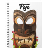 Fidschi-Schnitzmaske Notizblock (Vorderseite)