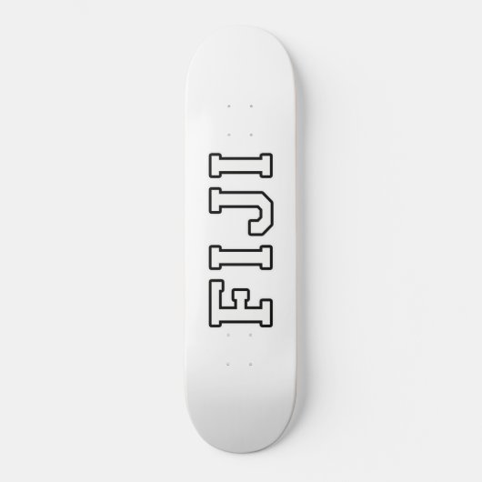 Fidschi Skateboard (Vorderseite)