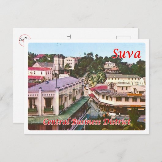 Fidschi - Suva - Postkarte (Vorne/Hinten)