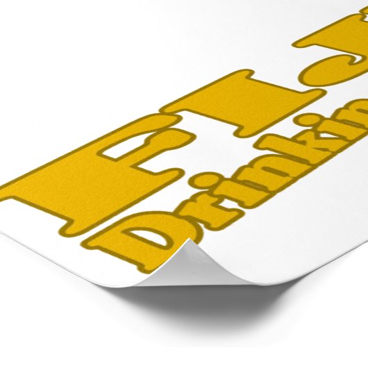 Fidschi-Trinkteam Poster (Ecke)