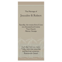 Fidschi: Tropical Palm Trees in Taupe Wedding Prog