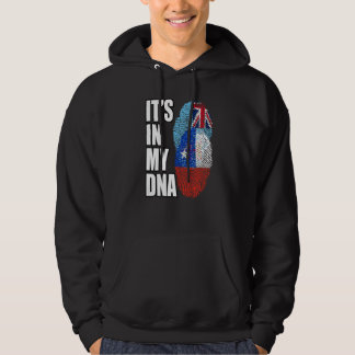 Fidschi-und chilenische DNA-Fahne Hoodie