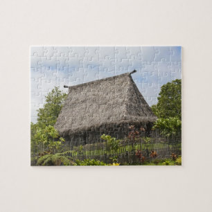 Fidschi, Viti-Levu-Insel. Polynesisches Kulturzent Puzzle
