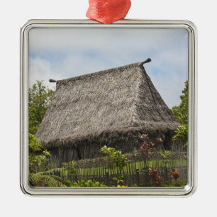 Fidschi, Viti Levu Island. Polynesische Kultur Silbernes Ornament