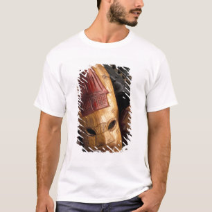 Fidschi, Viti Levu Masken auf einem Stadtmarkt. T-Shirt