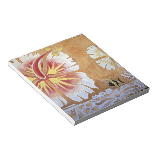 Fidschi, Wandkunst. Notizblock (angewinkelt)