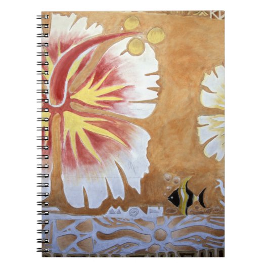 Fidschi, Wandkunst. Notizblock (Vorderseite)