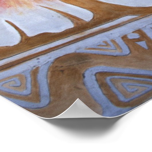 Fidschi, Wandkunst. Poster (Ecke)