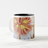Fidschi, Wandkunst. Zweifarbige Tasse (Vorderseite Links)