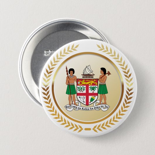 Fidschi-Wappen Button (Vorne & Hinten)