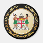 Fidschi-Wappen Magnet (Vorne)