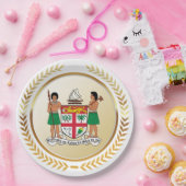 Fidschi-Wappen Pappteller (Party)