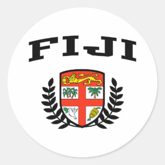 Fidschi-Wappen Runder Aufkleber