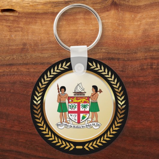 Fidschi-Wappen Schlüsselanhänger (Vorderseite)