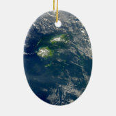 Fidschi-Weihnachtsverzierung Keramik Ornament (Hinten)