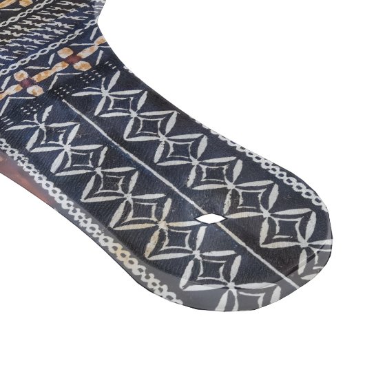 FidschiTapa Barkcloth Druck-Schneidebrett Schneidebrett (Ecke)