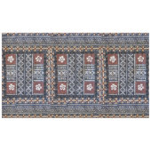 FidschiTapa Barkcloth Druck-Tischdecke Tischdecke (Vorderseite (Horizontal))