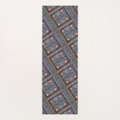 FidschiTapa Barkcloth Druck-Yoga-Matte Yogamatte (Rückseite)