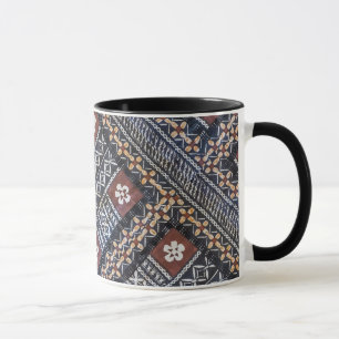 Fidschitapa-Stoff-Druck-Tasse Tasse