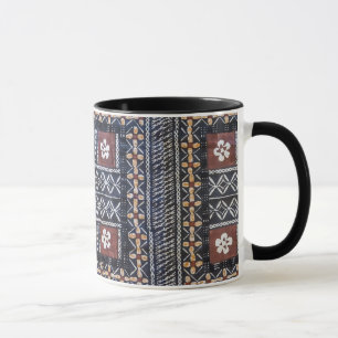 Fidschitapa-Stoff-Druck-Tasse Tasse