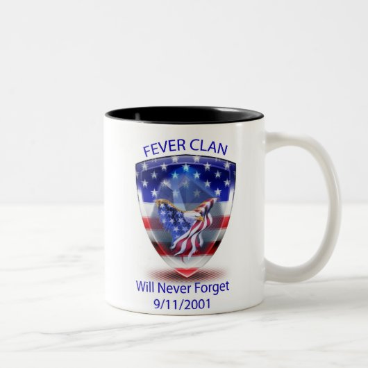 Fieber-Tasse Zweifarbige Tasse (Rechts)