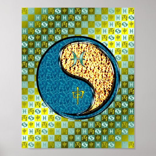 Fieber und Affe Poster (Vorne)