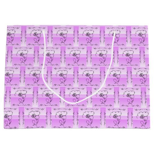 Fieberbeutel Beauty Lavender Horizontal Große Geschenktüte (Vorderseite)