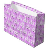 Fieberbeutel Beauty Lavender Horizontal Große Geschenktüte (Vorderseite Schrägansicht)
