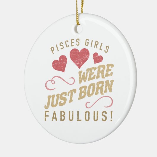 Fieberkrämpfe für Frauen Keramik Ornament (Links)