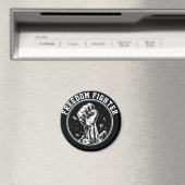 Fieberlogos für den Freiheitskampf Magnet (In Situ (Geschirrspüler))