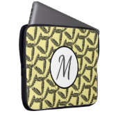 Fieberschläfer aus Monogram, Laptop-Sieb Laptopschutzhülle (Vorne Rechts)