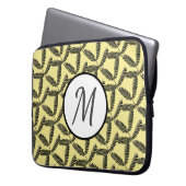 Fieberschläfer aus Monogram, Laptop-Sieb Laptopschutzhülle (Vorderseite Links)