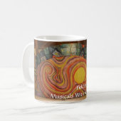 Fiedler auf der Dach-Tasse Kaffeetasse (Vorderseite Links)