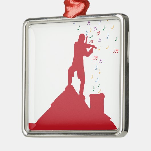 Fiedler Silbernes Ornament (Links)