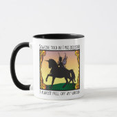 Fiel fast weg von meinem Einhorn Tasse (Links)